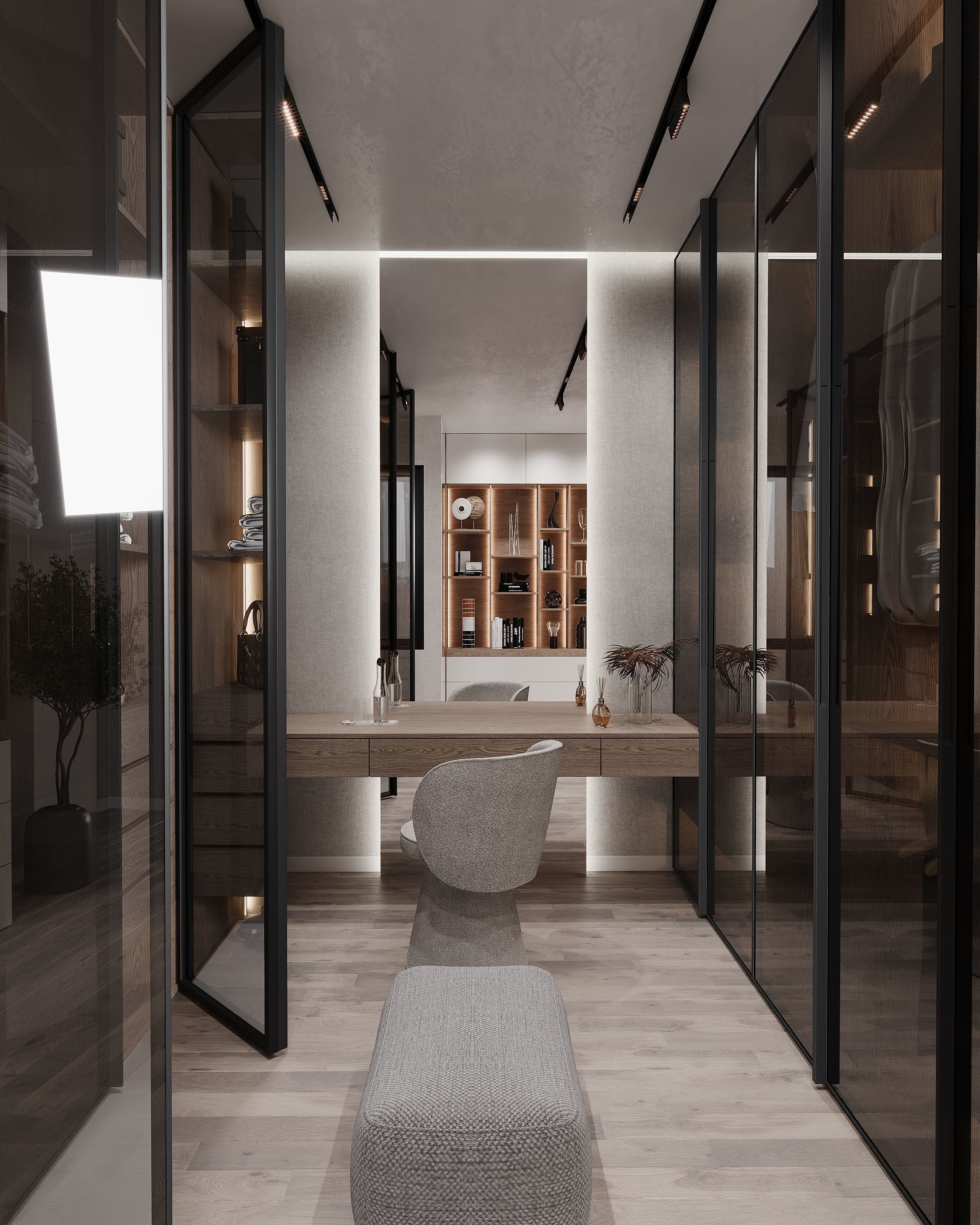 Corona Render Interior Wardrobe Modern Design 3D model Free 3D model_4