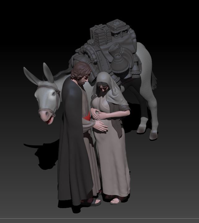 nativity 9 3D print model_1