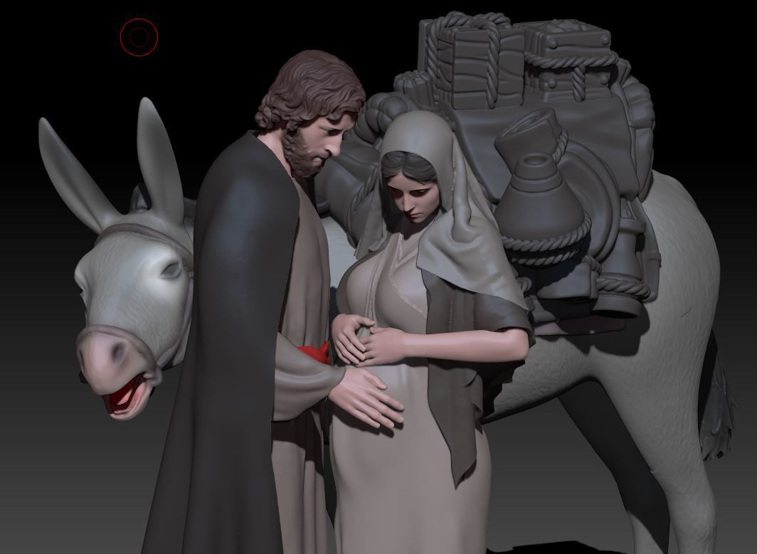 nativity 9 3D print model_2