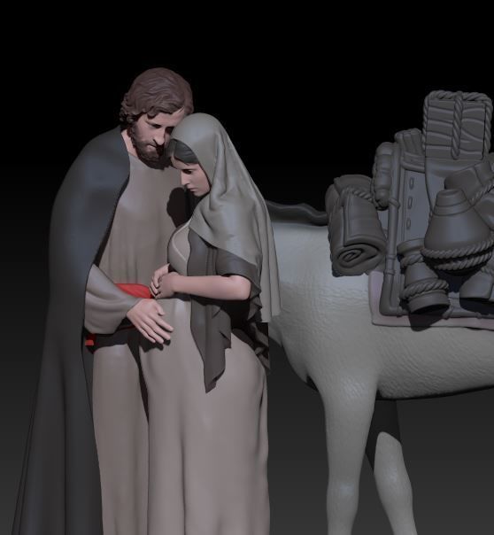 nativity 9 3D print model_5