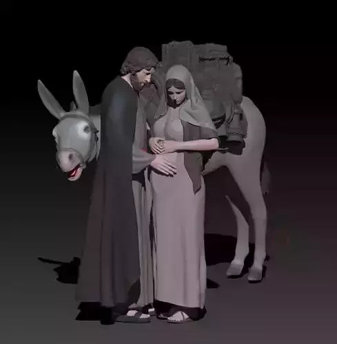 nativity 9 3D print model