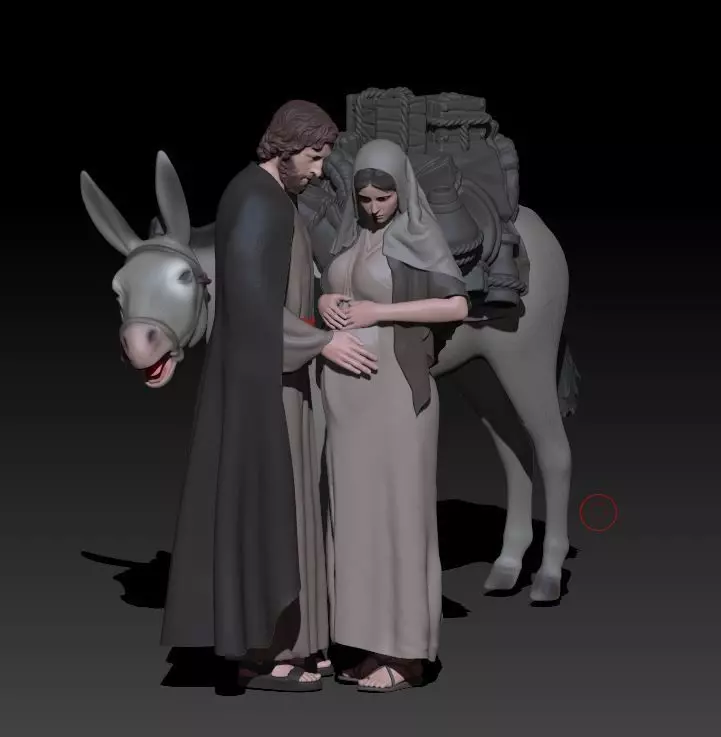 nativity 9 3D print model_0