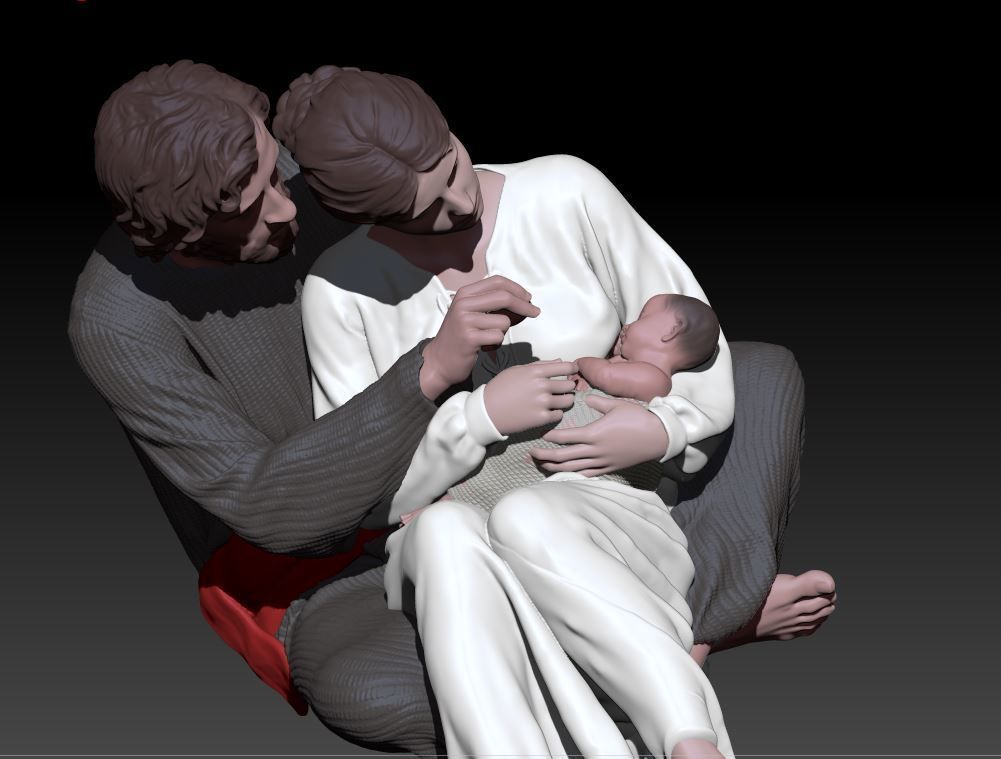 nativity 10 3D print model_3