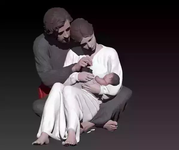 nativity 10 3D print model