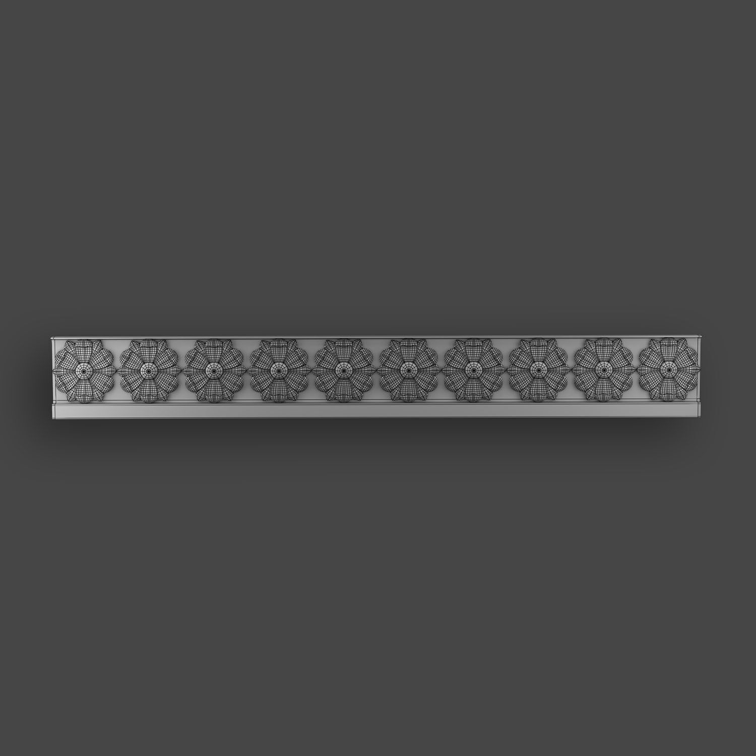 5 Borders Ornamental Pack 3 3D model_22