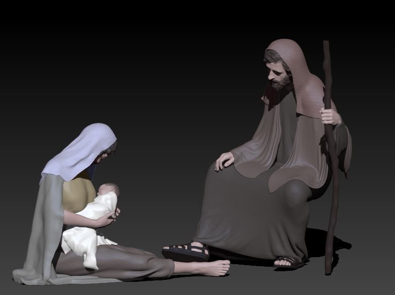 nativity 11 3D print model_1