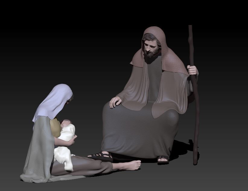 nativity 11 3D print model_2