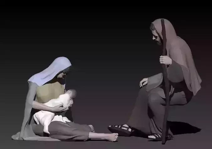 nativity 11 3D print model