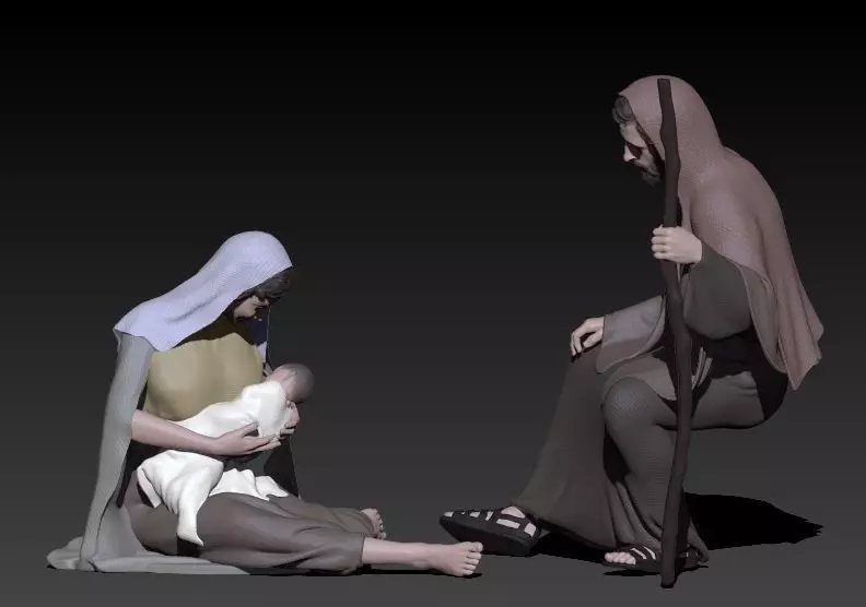 nativity 11 3D print model_0