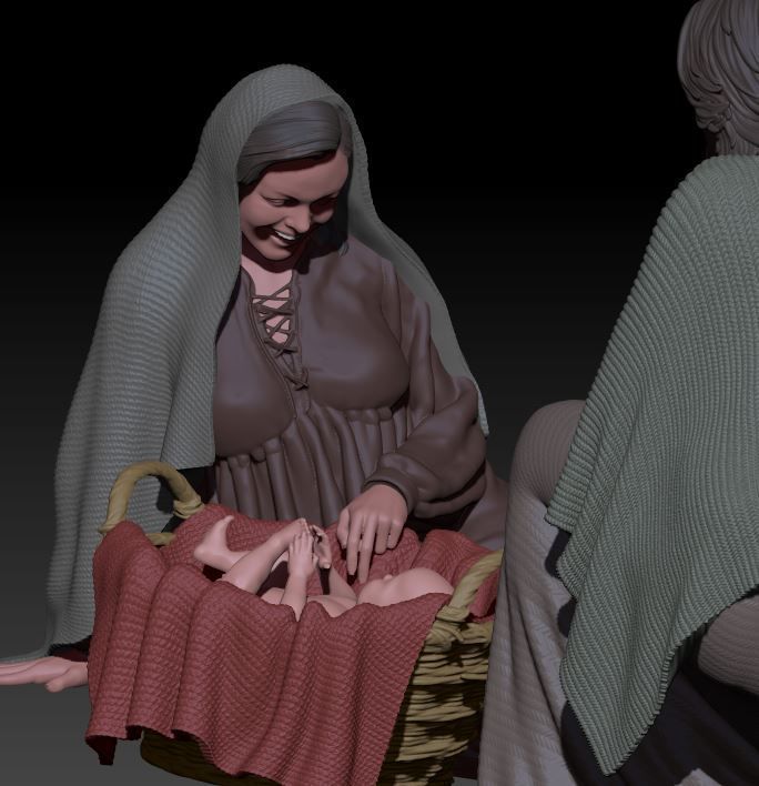 nativity 12 3D print model_6