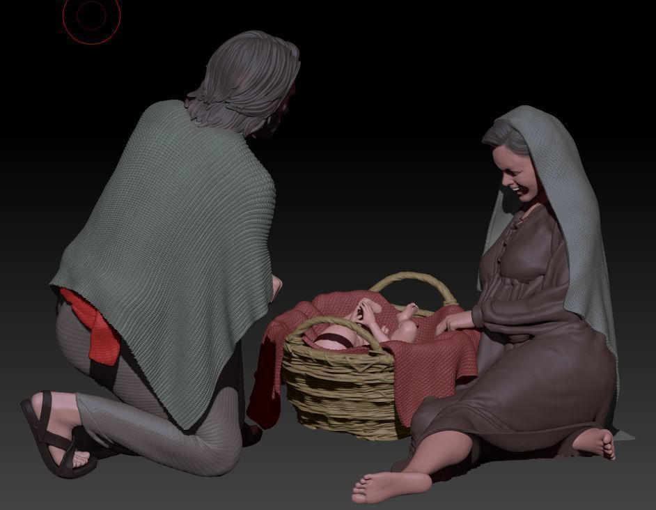 nativity 12 3D print model_7