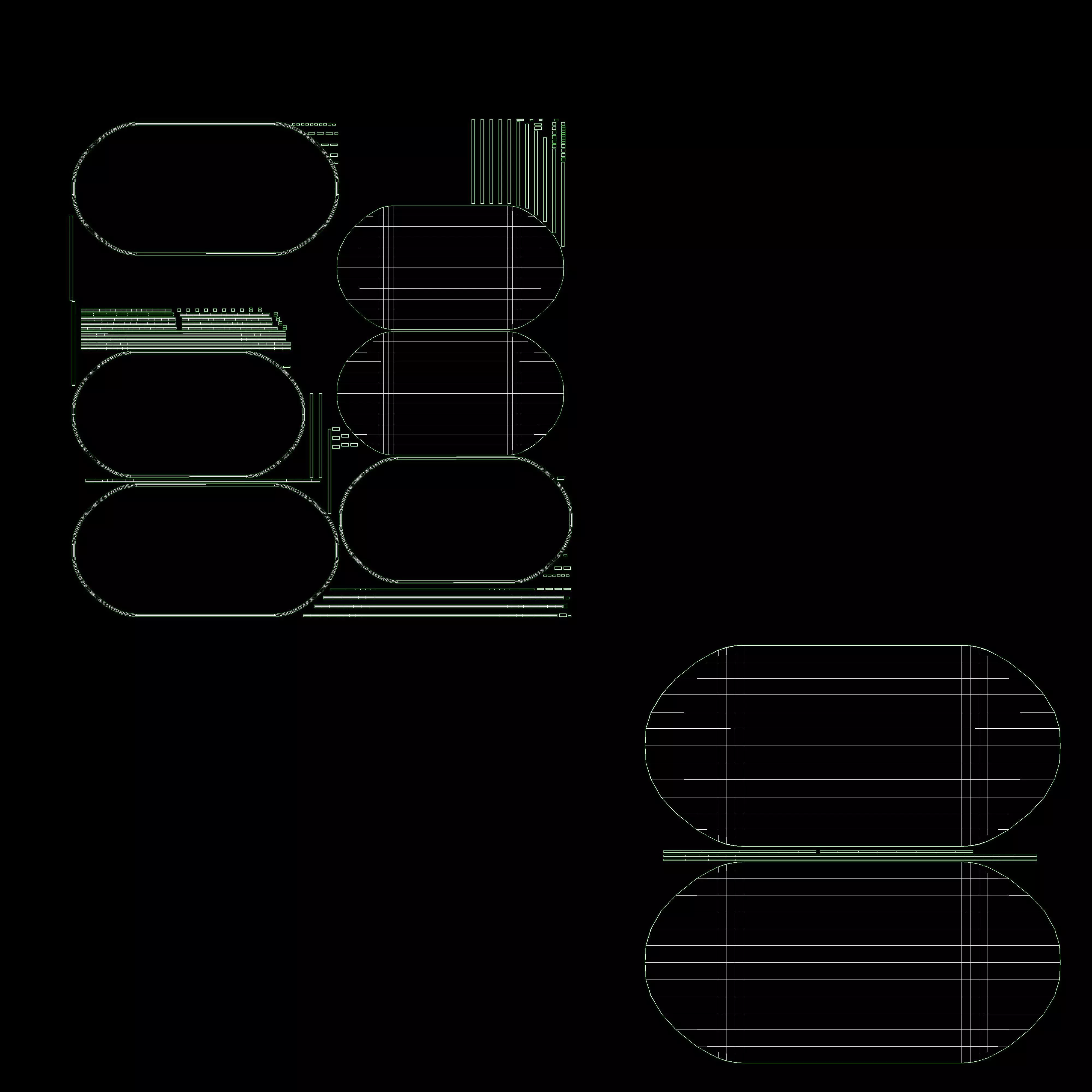 Ayana Oval Coffee Table 3D model_7