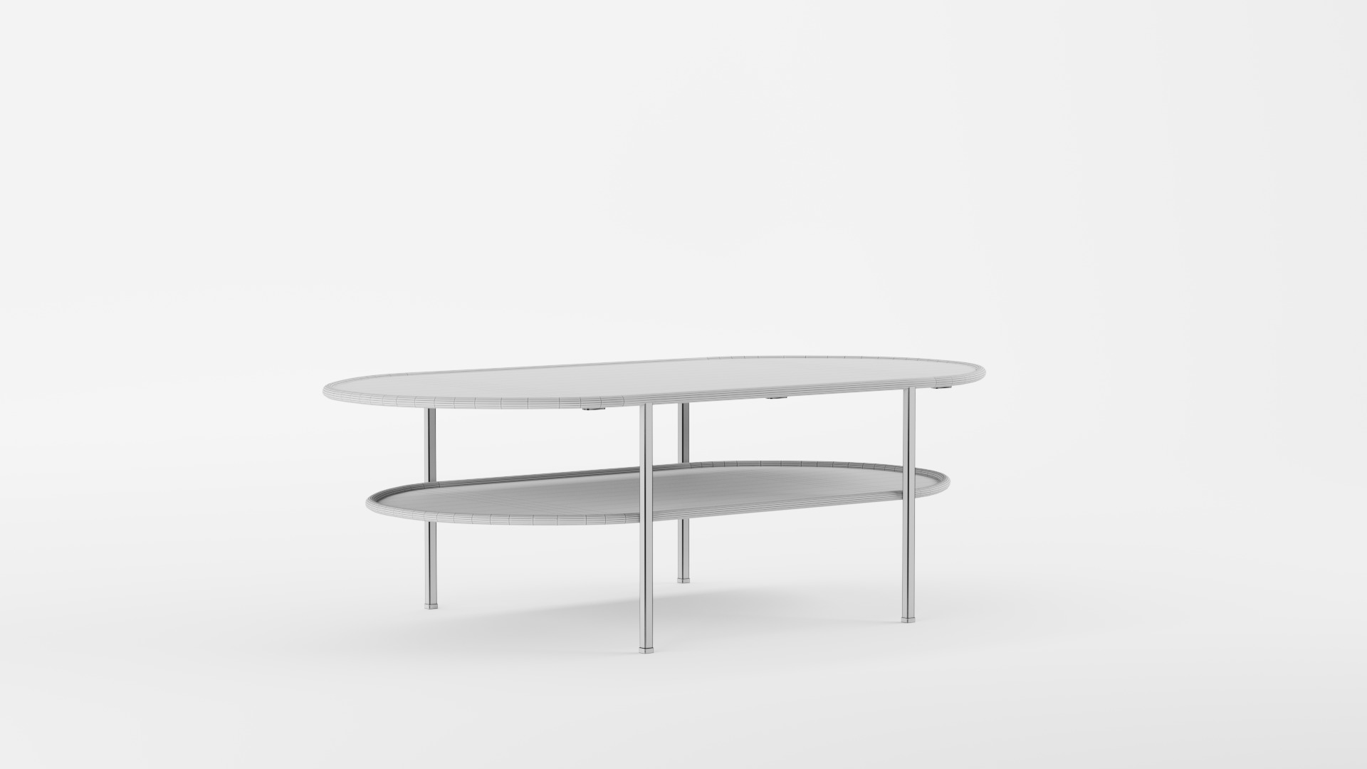Ayana Oval Coffee Table 3D model_1
