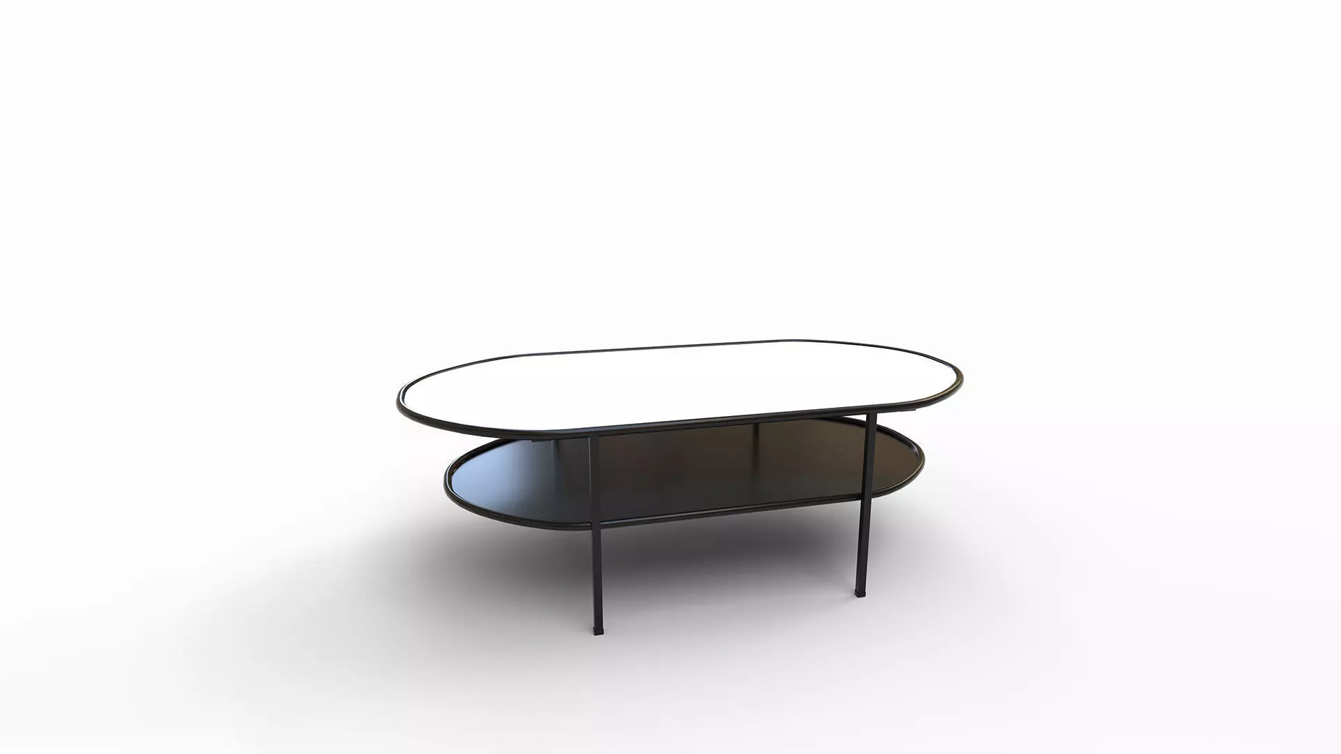Ayana Oval Coffee Table 3D model_0