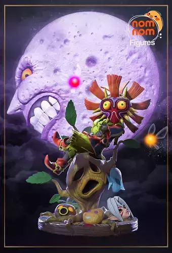Skull Kid from The Legend of Zelda 3D print model