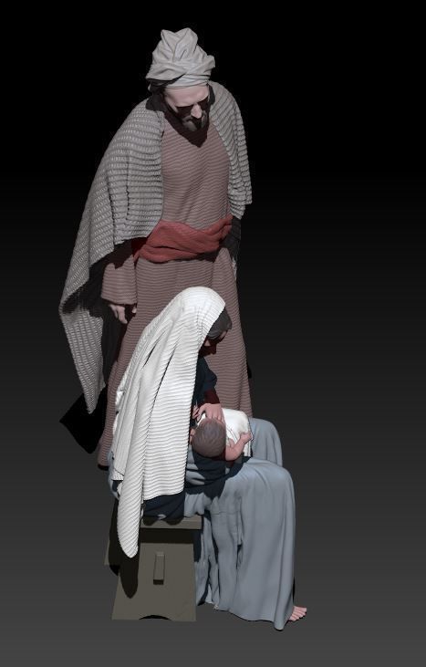 nativity 13 3D print model_4