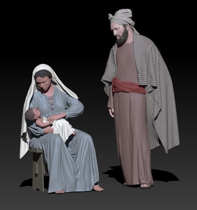 nativity 13 3D print model_2
