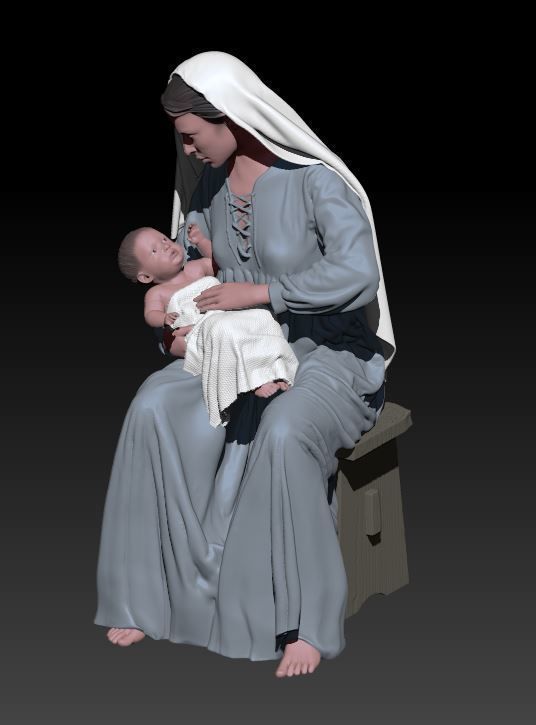 nativity 13 3D print model_1