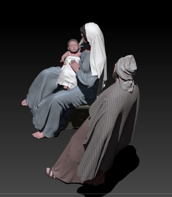 nativity 13 3D print model_6