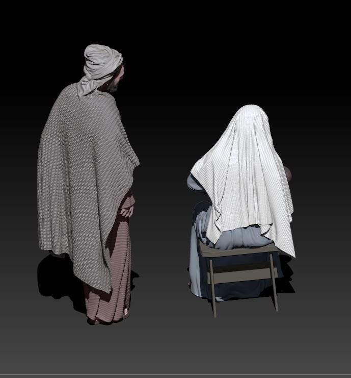 nativity 13 3D print model_5