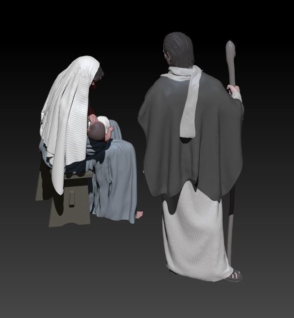 nativity 14 3D print model_2