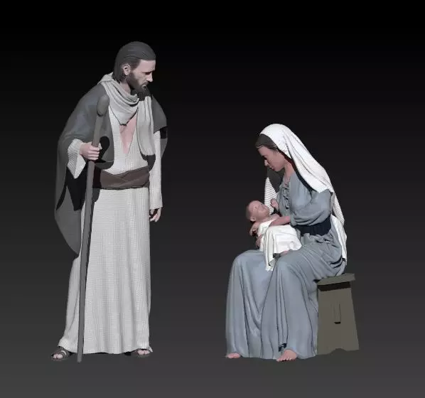 nativity 14 3D print model_0