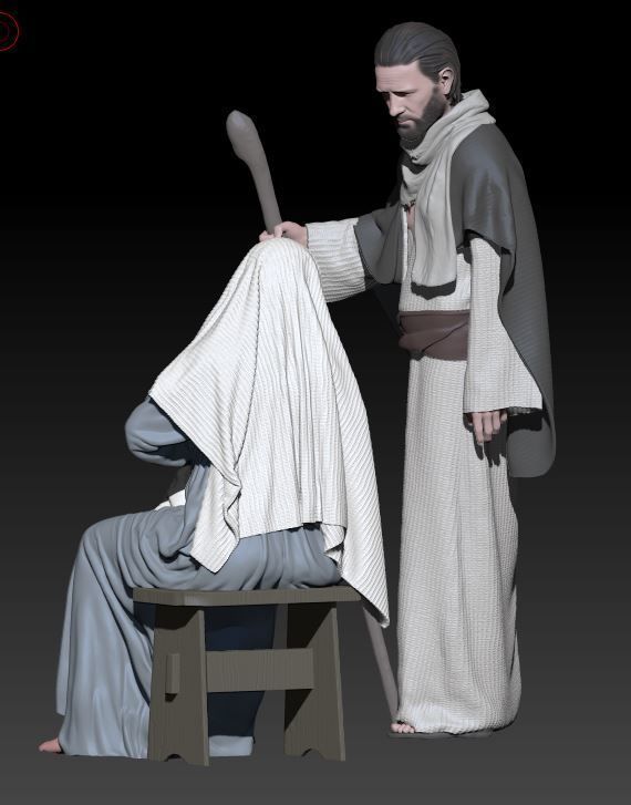 nativity 14 3D print model_3