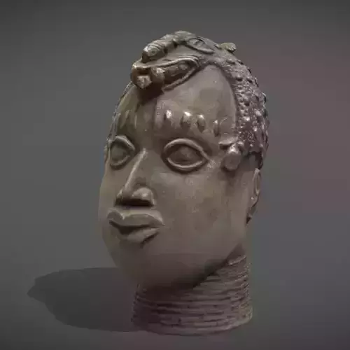 Benin Bronze Head