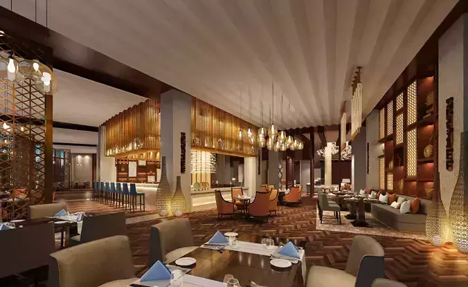 restaurant interior scenes