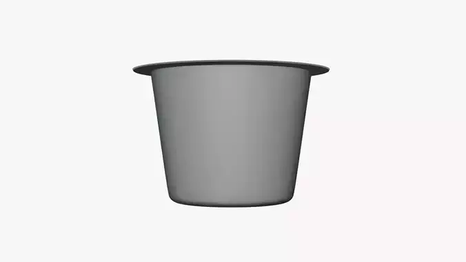 Basic Coffee Capsule - Geometry Only No Textures No Materials