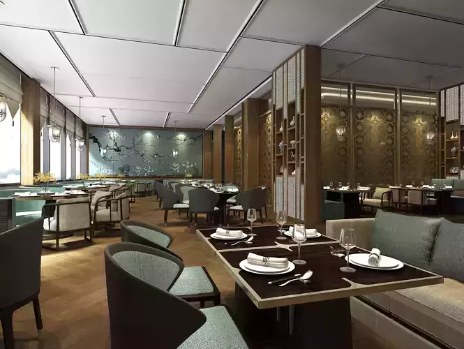 restaurant interior scenes