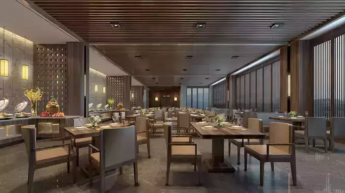 restaurant interior scenes