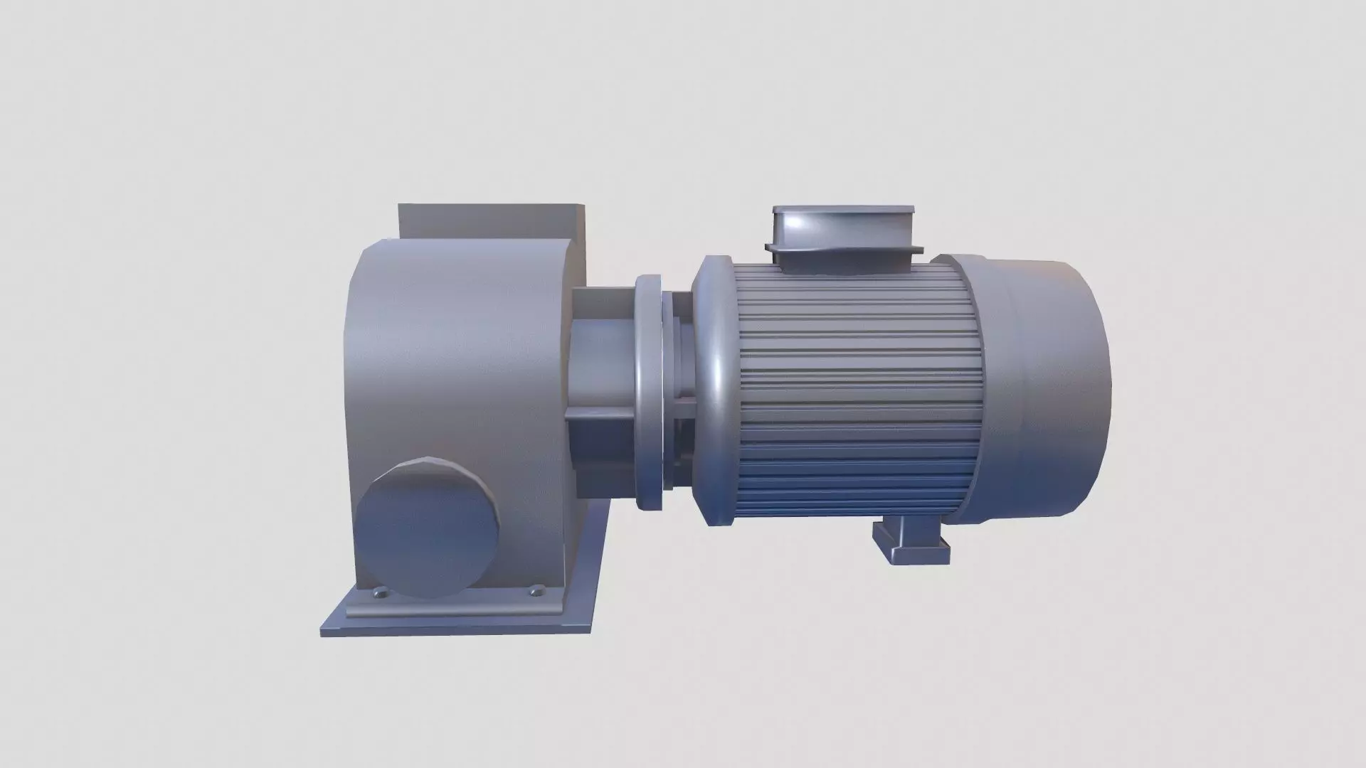 Motor Lowpoly Low-poly 3D model_0