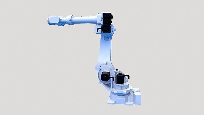 Robotic Arm Low-poly 3D model