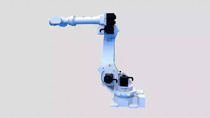 Robotic Arm Low-poly 3D model