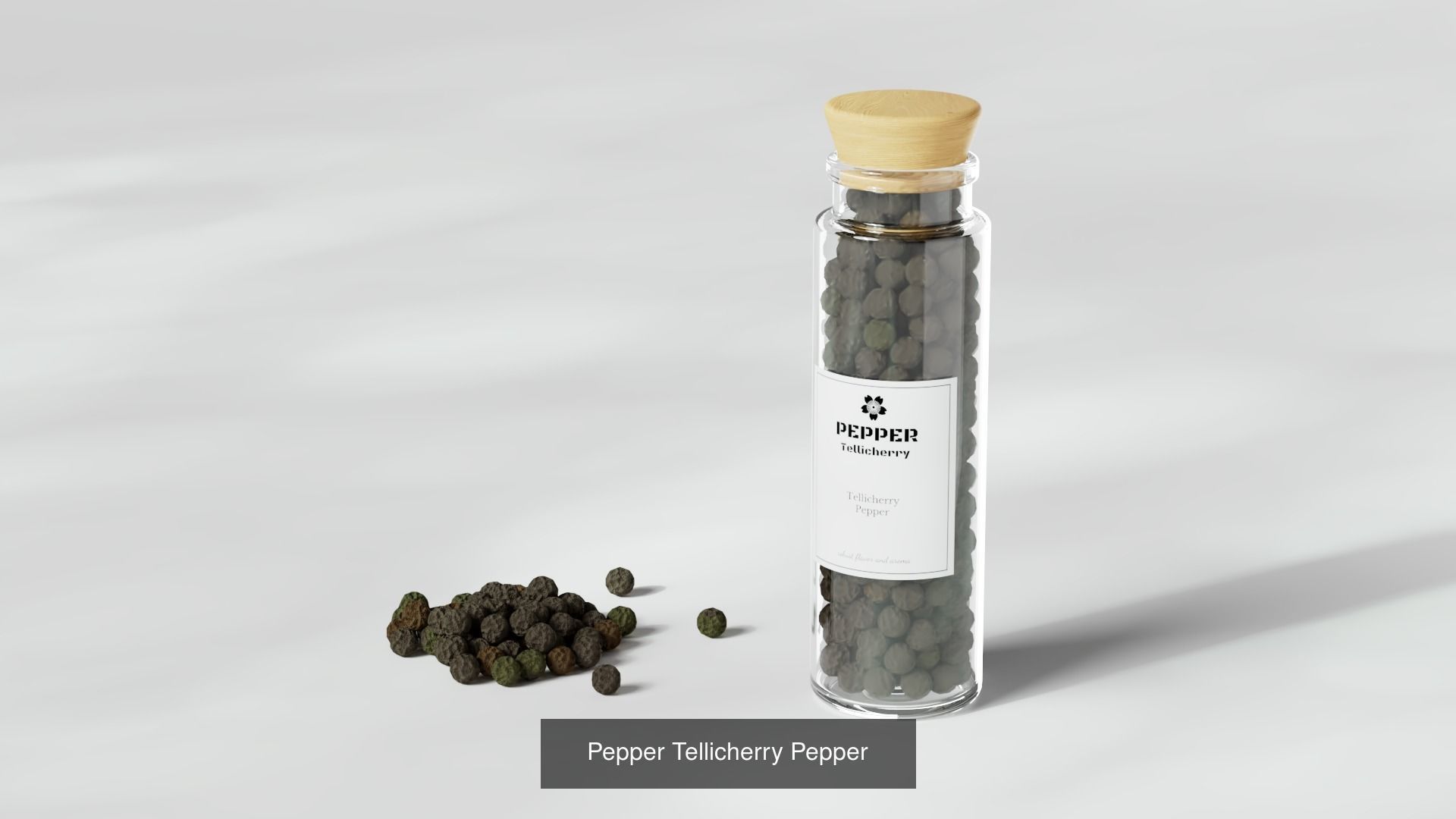 Pepper Jar set 3D Model Collection_4