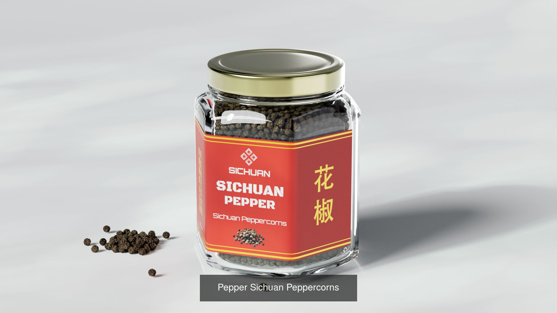 Pepper Jar set 3D Model Collection_3