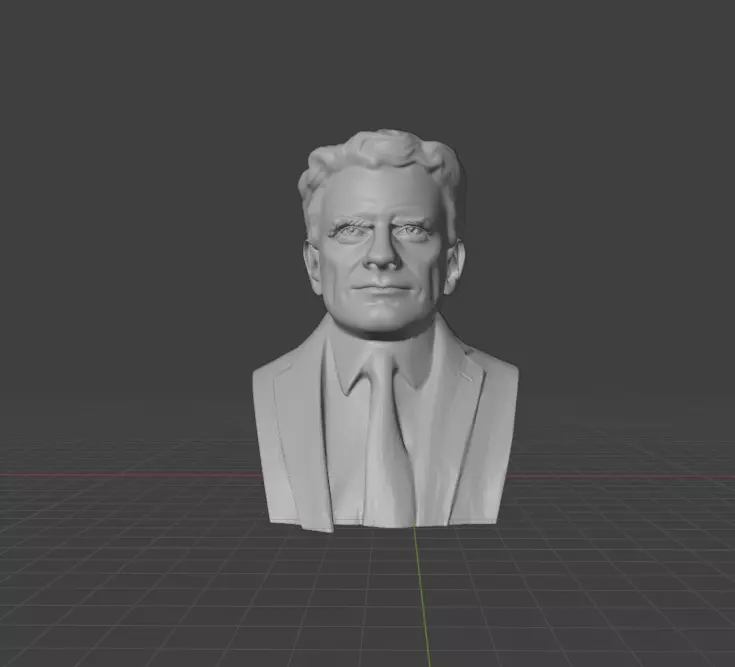 Billy Graham 3D print model