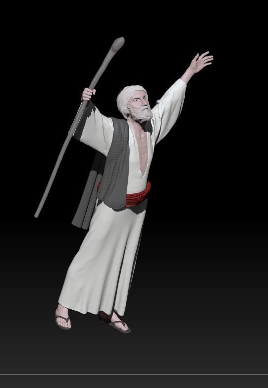 oper arms shepherd 3D print model_2