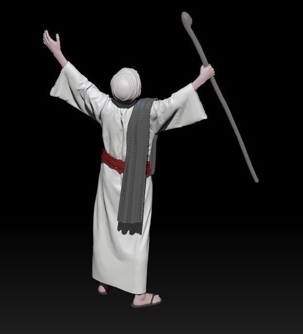 oper arms shepherd 3D print model_3