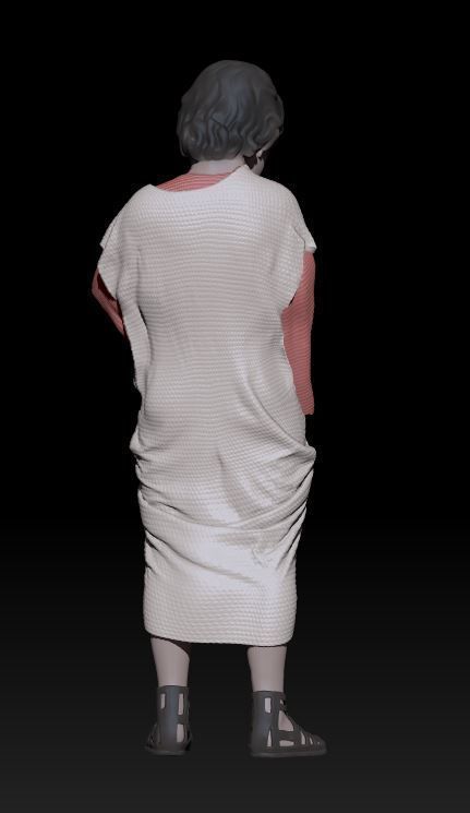 peeying child 3D print model_2