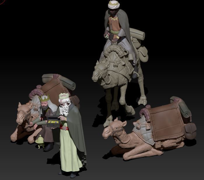 wise kings version 1 3D print model_1