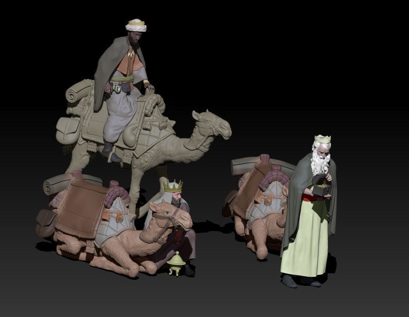 wise kings version 1 3D print model_2