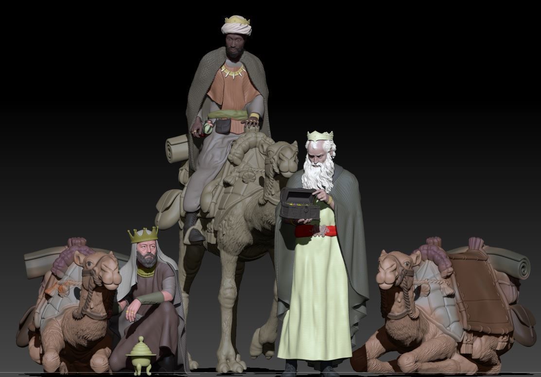 wise kings version 1 3D print model_4