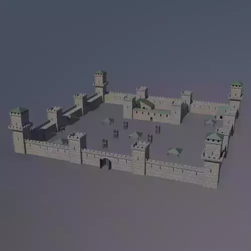 Modular Castle Kit Exterior and Interior 50 parts