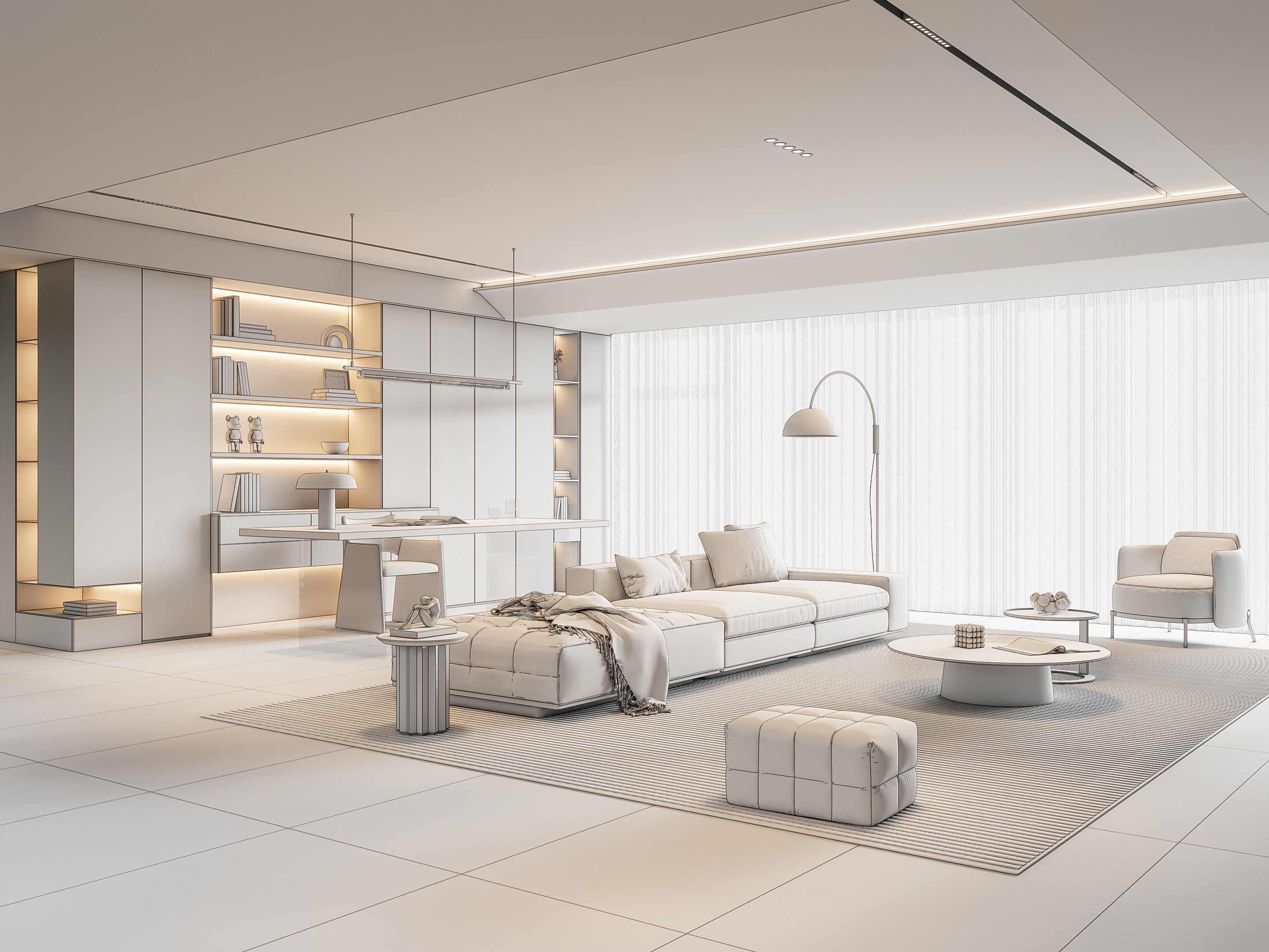 Living room 64 3D model_19