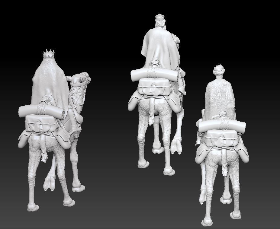 wise kings version 2 3D print model_4