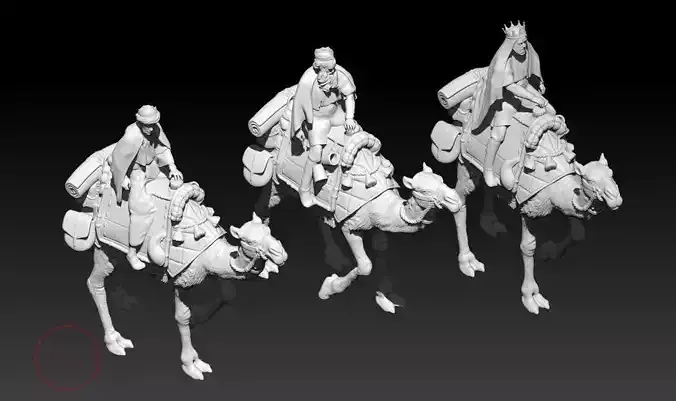 wise kings version 2 3D print model wise kings version 2 3D print model