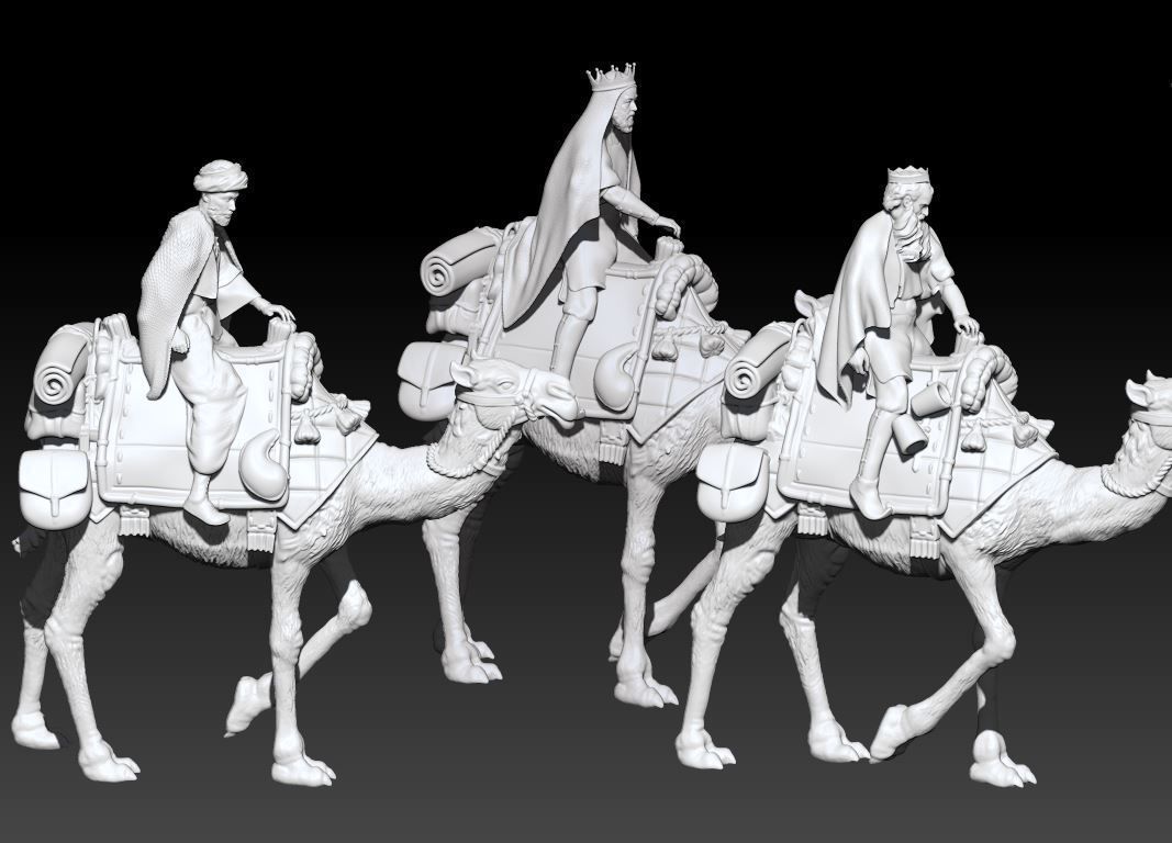 wise kings version 2 3D print model_3