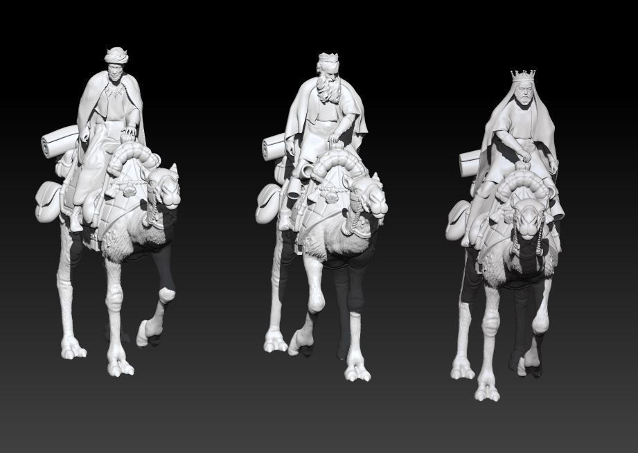 wise kings version 2 3D print model_1